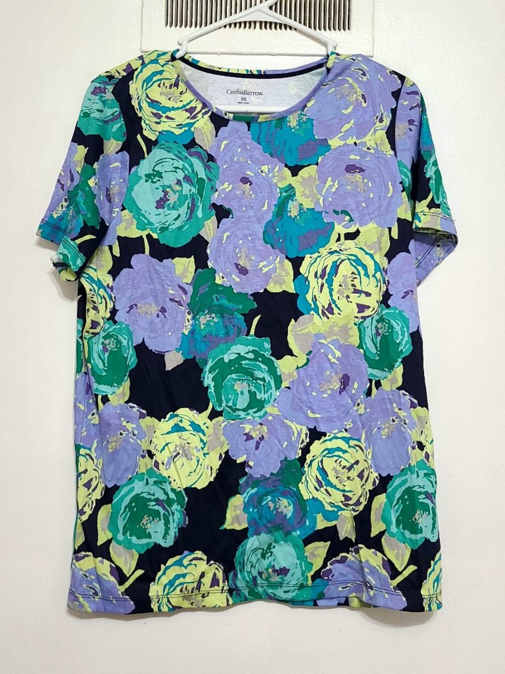 Colorful Floral Short Sleeve Shirt